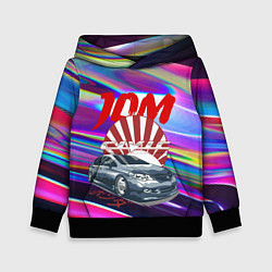 Толстовка-худи детская Honda Civic - JDM style, цвет: 3D-черный