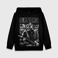 Толстовка-худи детская Nirvana Song life, цвет: 3D-черный