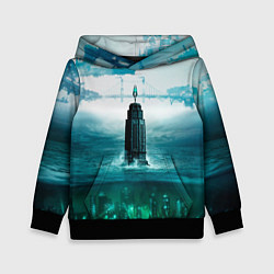 Толстовка-худи детская Биошoк, цвет: 3D-черный