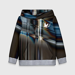 Толстовка-худи детская Корона и месяц, цвет: 3D-меланж