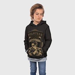 Толстовка-худи детская Водитель - в добрый путь, цвет: 3D-меланж — фото 2