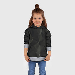 Толстовка-худи детская Эффект мятой бумаги, цвет: 3D-меланж — фото 2