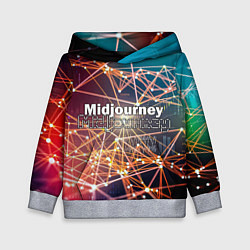 Толстовка-худи детская Midjourney neuronet, цвет: 3D-меланж