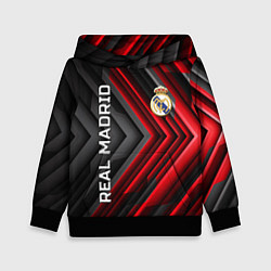 Толстовка-худи детская Real Madrid art, цвет: 3D-черный