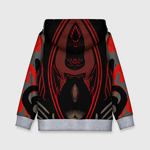 Детская толстовка Кратос кельтский / 3D-Меланж – фото 2