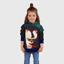 Толстовка-худи детская Chainsaw Man and Makima, цвет: 3D-синий — фото 2