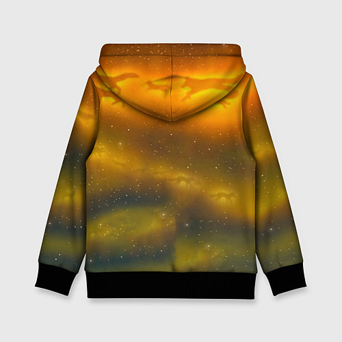 Детская толстовка Лиса духи предков / 3D-Черный – фото 2