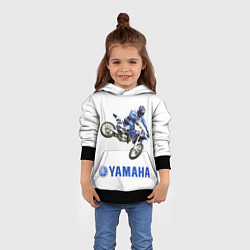 Толстовка-худи детская Формула скорости, цвет: 3D-черный — фото 2