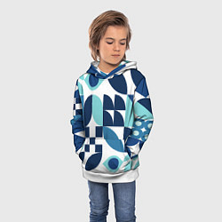 Толстовка-худи детская Набор фигур, цвет: 3D-белый — фото 2