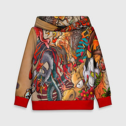 Детская толстовка Иредзуми: демон и дракон