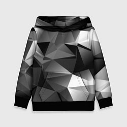 Толстовка-худи детская Geometry grey ship, цвет: 3D-черный