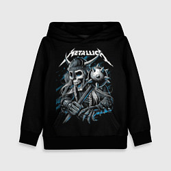 Толстовка-худи детская Metallica - Викинг, цвет: 3D-черный