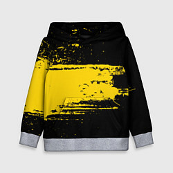 Детская толстовка Желтое граффити