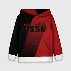 Толстовка-худи детская USSR team, цвет: 3D-белый