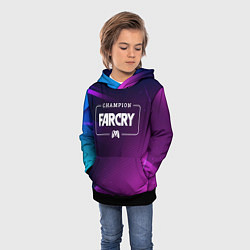 Толстовка-худи детская Far Cry gaming champion: рамка с лого и джойстиком, цвет: 3D-черный — фото 2