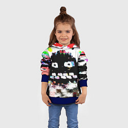 Толстовка-худи детская Плохие парни 2, цвет: 3D-синий — фото 2