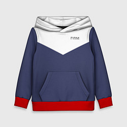Детская толстовка FIRM бело-синий