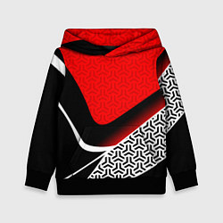 Детская толстовка Геометрическая униформа - красная
