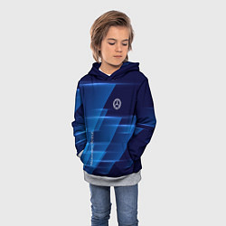 Толстовка-худи детская Mercedes Benz sign, цвет: 3D-меланж — фото 2