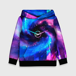 Детская толстовка UAZ неоновый космос