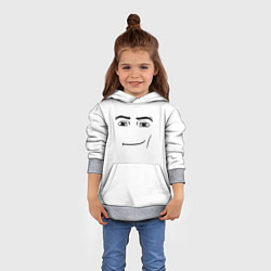 Толстовка-худи детская Одежда Man Face Roblox, цвет: 3D-меланж — фото 2