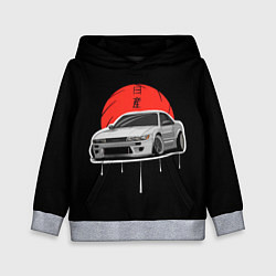 Толстовка-худи детская Nissan Silvia S14 - Japan style, цвет: 3D-меланж