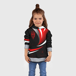 Толстовка-худи детская Ведьмак - спортивная униформа, цвет: 3D-меланж — фото 2