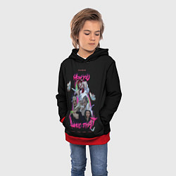 Толстовка-худи детская Blackpink k-pop group, цвет: 3D-красный — фото 2