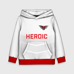 Детская толстовка Heroic white