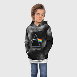 Толстовка-худи детская Pink Floyd космос, цвет: 3D-белый — фото 2