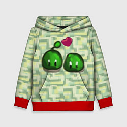 Детская толстовка Зеленые слаймы стардью