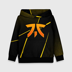 Толстовка-худи детская Fnatic - csgo - gold edition, цвет: 3D-черный