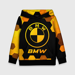 Толстовка-худи детская BMW - gold gradient, цвет: 3D-черный