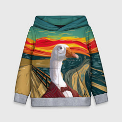 Детская толстовка Утка пародия на картину Крик