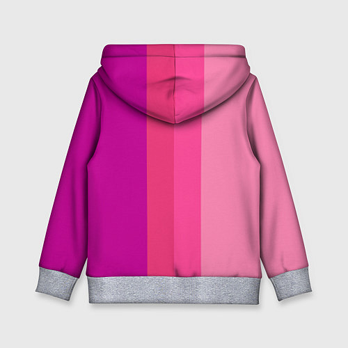 Детская толстовка Группа Black pink на фоне оттенков розового / 3D-Меланж – фото 2