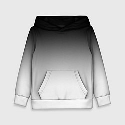 Детская толстовка Black and white gradient