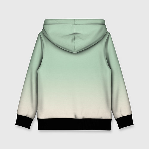 Детская толстовка Заяц на фоне луны - фантазия - нейросеть / 3D-Черный – фото 2