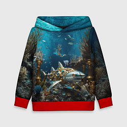 Детская толстовка Механическая акула