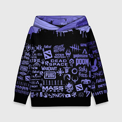 Детская толстовка Games pattern