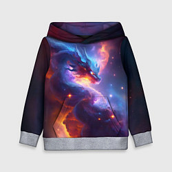 Толстовка-худи детская Туманность дракона, цвет: 3D-меланж
