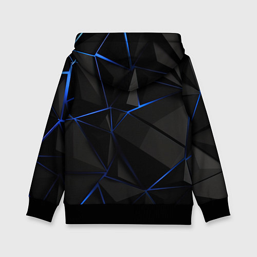 Детская толстовка Black blue style / 3D-Черный – фото 2