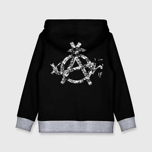 Детская толстовка Сектор Газа и Анархия хой / 3D-Меланж – фото 2