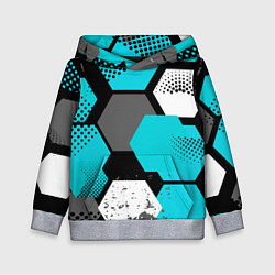 Детская толстовка Шестиугольники абстрактный фон