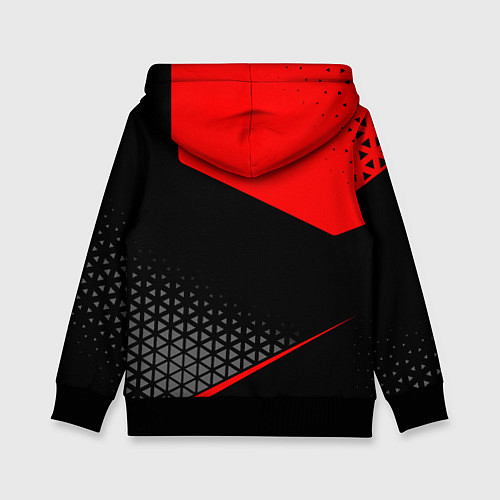Детская толстовка Lexus - red sportwear / 3D-Черный – фото 2