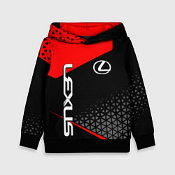 Толстовка-худи детская Lexus - red sportwear, цвет: 3D-черный