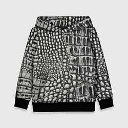 Детская толстовка Кожа крокодила - текстура