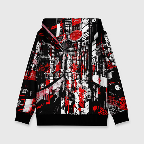 Детская толстовка Кокушибо высшая луна - Клинок демонов / 3D-Черный – фото 2