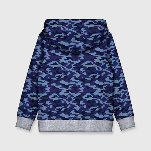 Детская толстовка Камуфляж охрана - Сергей / 3D-Меланж – фото 2