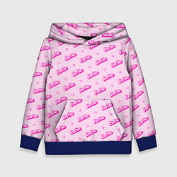 Детская толстовка Паттерн - Барби и сердечки