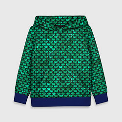 Детская толстовка Кожа изумрудного дракона